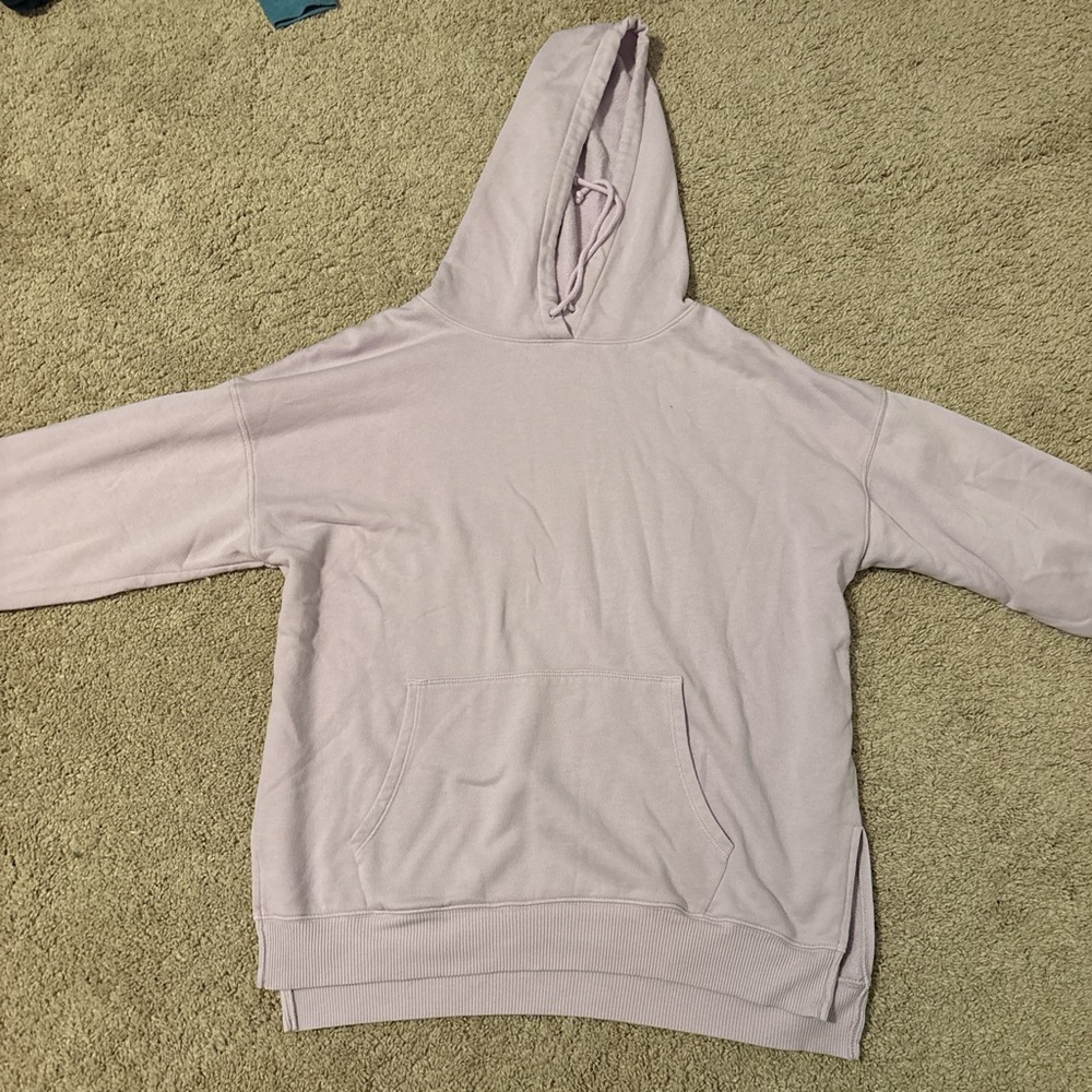 Purple sweatshirt!
